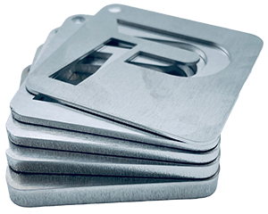 Lasercut aluminium